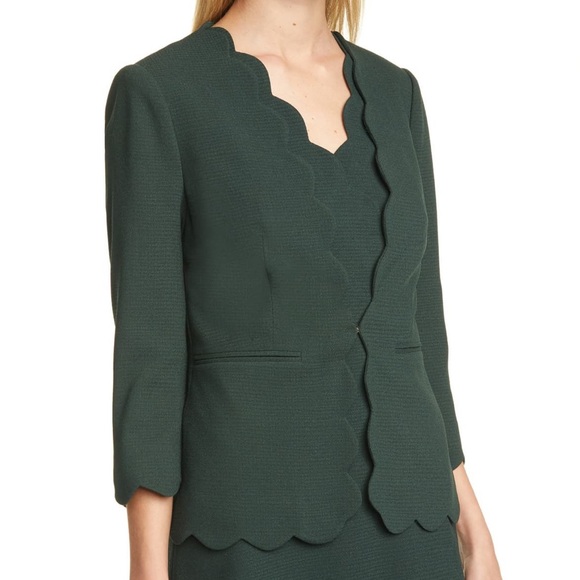 NEW Ted Baker London Furna Scalloped Jacket - Picture 2 of 9